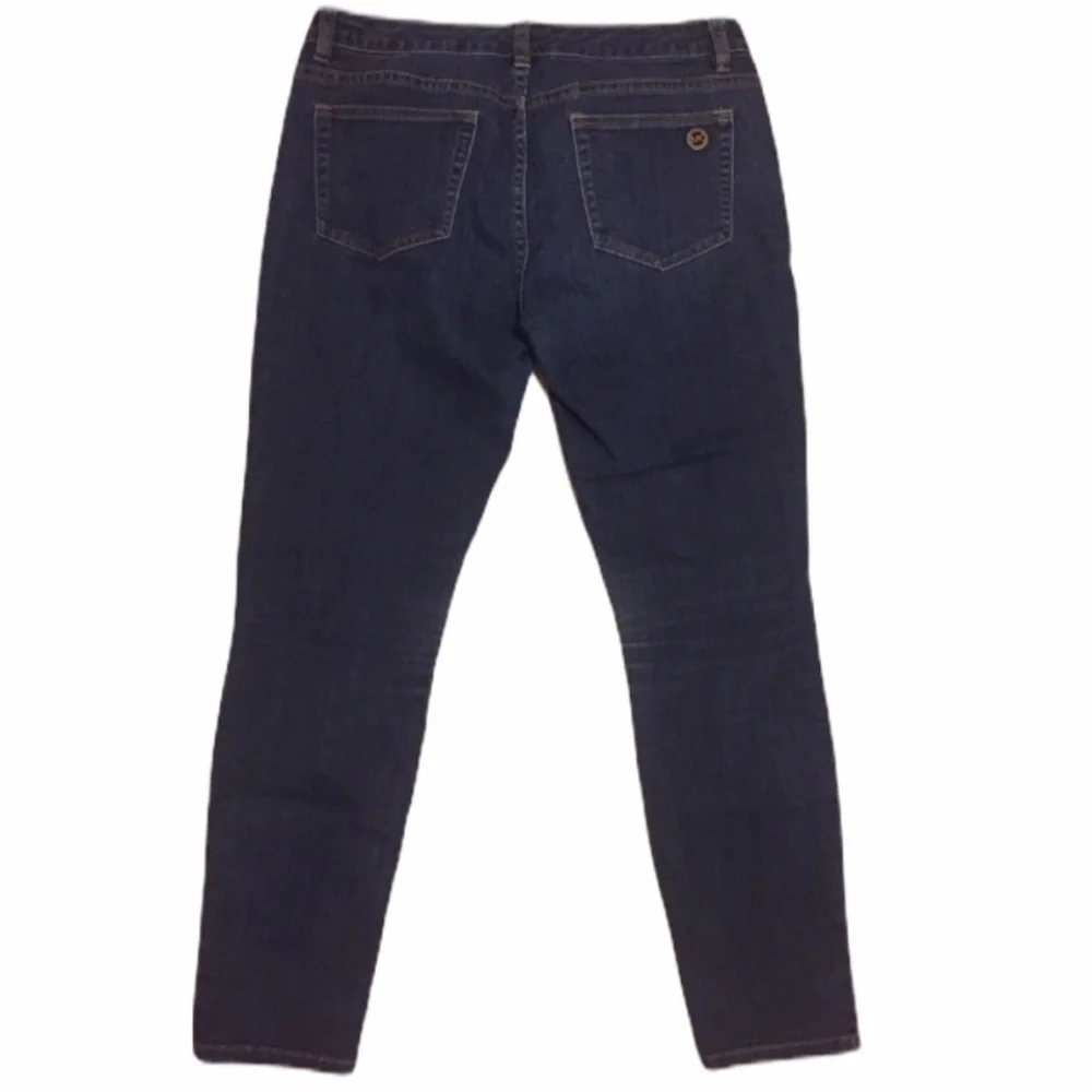 Michael Kors Skinny Jeans Womens 6 Dark Wash Stretch Mid Rise Slim Fit Denim